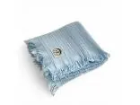 Muślinowy Kocyk dla dziecka 100x120 Niebieski 100% bawełna Delikatność i Komfort