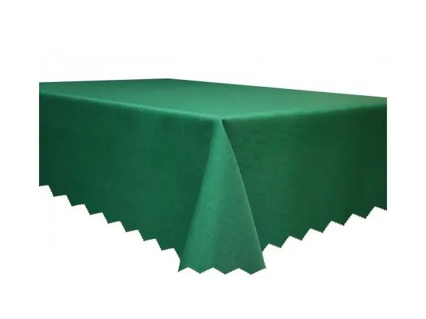 Bieżnik plamoodporny 75x75 cm ciemno zielony nr 002