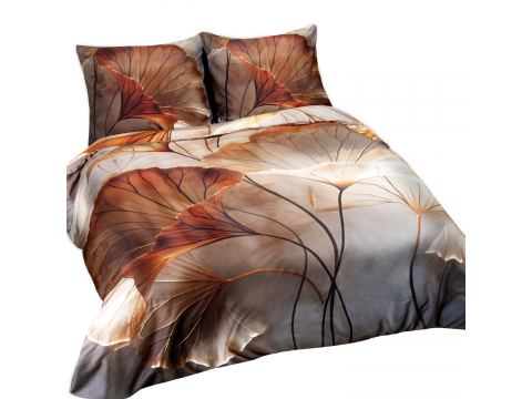 Pościel satynowa 220x200 +2/70x80 nastrojowa cisza satynlove premium 12407 Pościel satynowa 220x200 +2/70x80 nastrojowa cisza satynlove premium 12407
