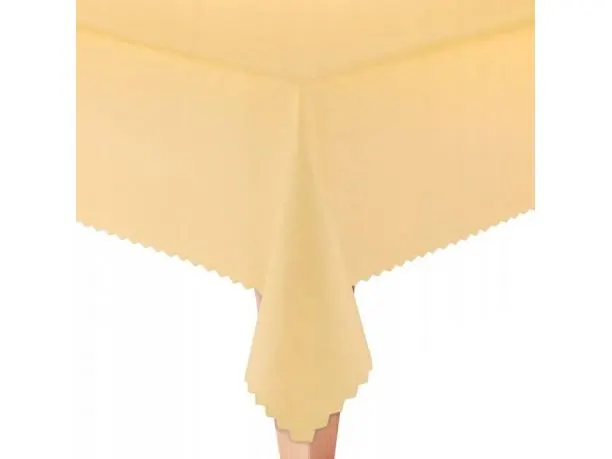 Obrus plamoodporny Len jasno żółty 150x260 cm