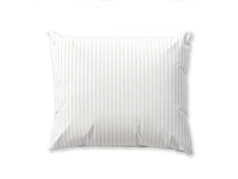 Poszewka hotelowa adamaszkowa PC 70x80 | Pasy 1 cm | Zakład 20 cm | Sanforyzowana