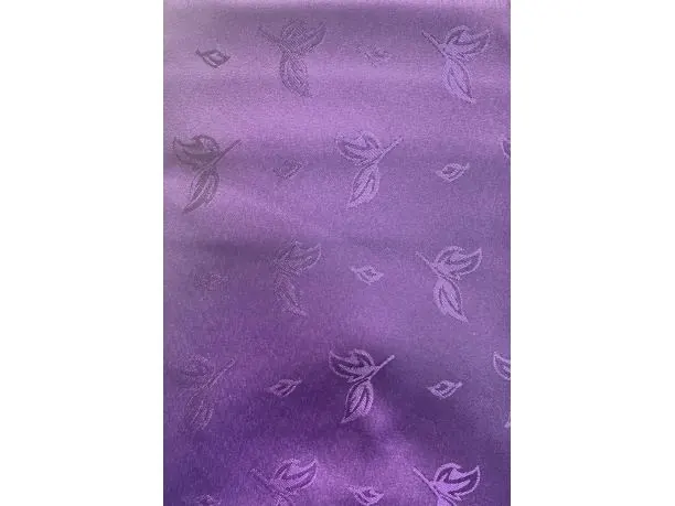 Obrus plamoodporny 150x200 cm fioletowe listki codzienny
