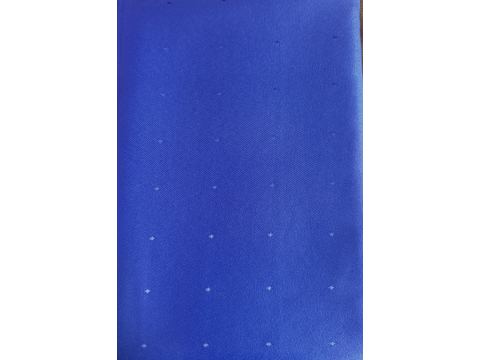 Obrus plamoodporny 130x155 cm szafirowe kropeczki codzienny