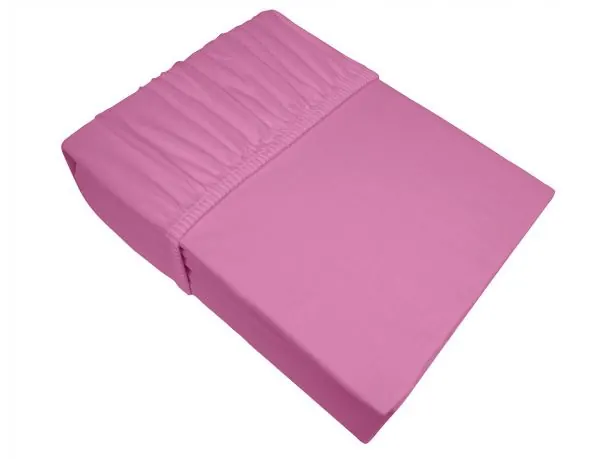 Prześcieradło Jersey z gumką 180x200 paryski róż - Bielbaw 074