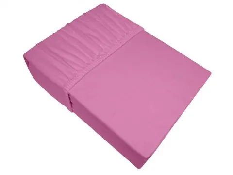 Prześcieradło Jersey z gumką 120x200 paryski róż - Bielbaw 074