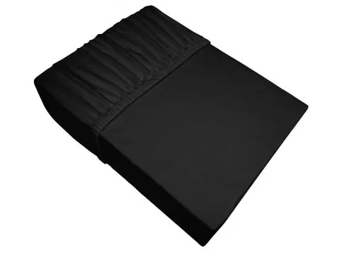 Prześcieradło Jersey z gumką 220x200 czarne - Bielbaw 077
