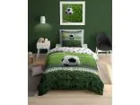 Pościel z bawełny 140x200+70x80 piłka na boisku Holland holenderska 5577 a