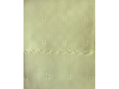 Obrus plamoodporny 130x160 cm seledynowy wzorek