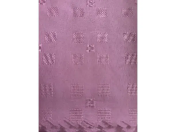 Obrus plamoodporny 130x155 cm jasno różowo wrzosowy wzorek