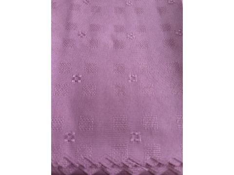 Obrus plamoodporny 130x155 cm jasno różowo wrzosowy wzorek