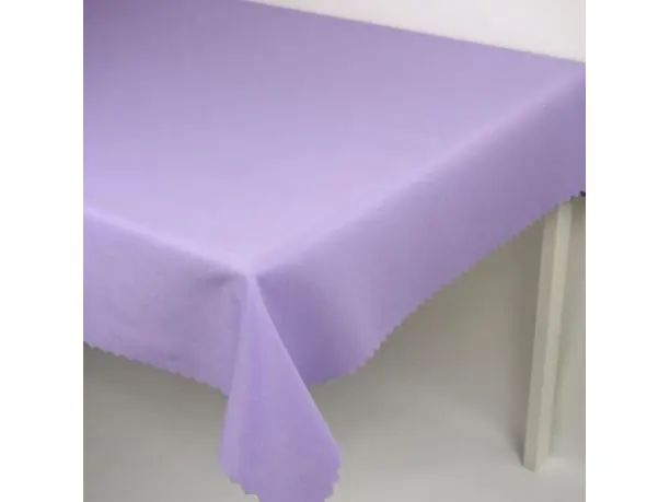 Obrus plamoodporny 130x180 cm len wrzos owalny