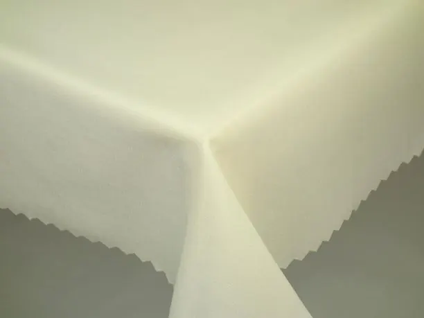 Obrus plamoodporny 130x160 cm len, jasno kremowy owalny