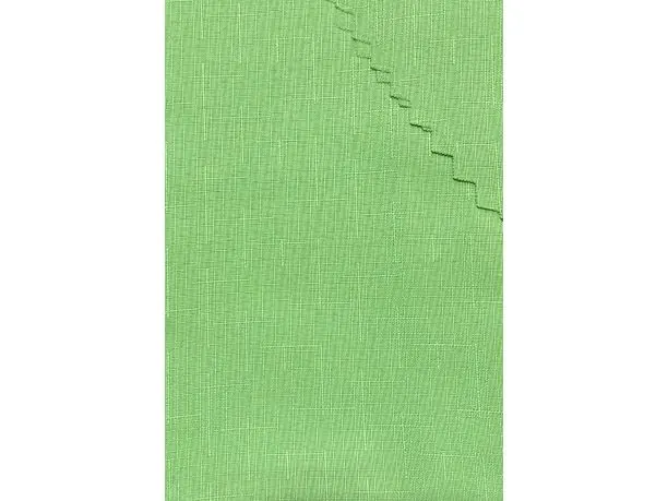 Obrus plamoodporny owalny 140x220 cm zielone jabłuszko len codzienny