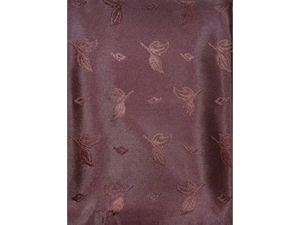 Bieżnik plamoodporny 75x75 cm brązowy liście codzienny