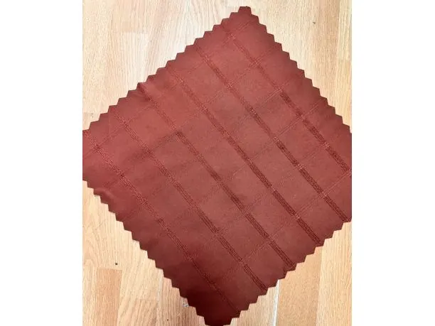 Serwetka plamoodporna 40x40 cm brązowa krateczka codzienna 1 szt