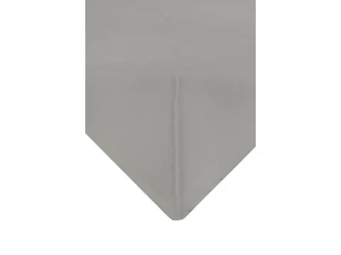 Prześcieradło satynowe Gold 140x200 ciemny popiel z gumką Matex 044