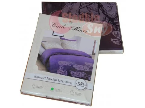 Pościel z satyny bawełnianej 160x200 Carlo Macci 2194 C