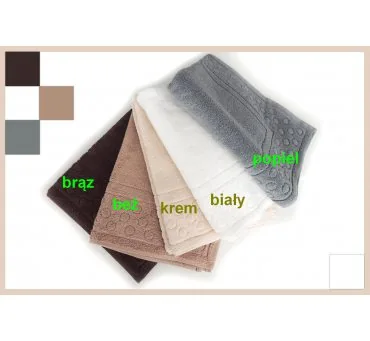 Dywanik łazienkowy Dunaj 50x70 cm Popielaty Greno