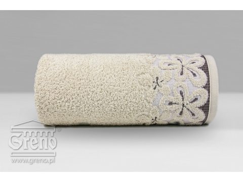 Ręcznik Greno  Bella 50x90 Beżowy Ręcznik Greno  Bella 50x90 Beżowy