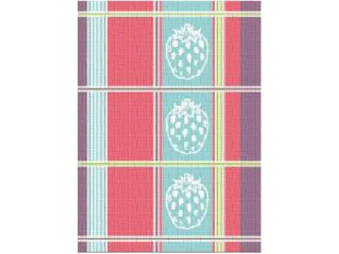 Ściereczka kuchenna Gusto 50x70 cm Truskawki niebieskie