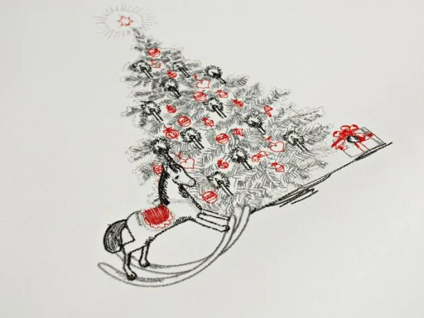 Serwetka świateczna choinka 25x25 cm 38967