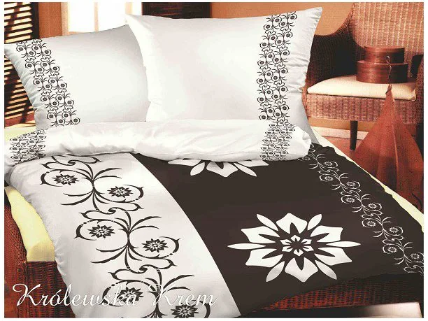 Pościel satynowa Greno Gold Line Królewska Krem 160x200