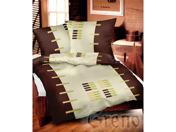 Komplet pościeli satynowej Greno Gold Line Rozkoszna 140x200