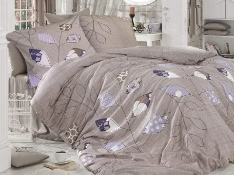 Pościel z bawełny 160x200 Serenity Beige R51430/1