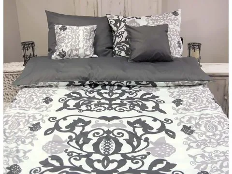 Komplet pościeli satynowej Andropol 160x200 + 2 jaśki wz 17916/3