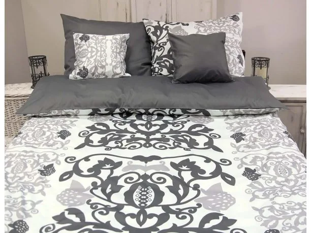 Komplet pościeli satynowej Andropol 160x200 + 2 jaśki wz 17916/3