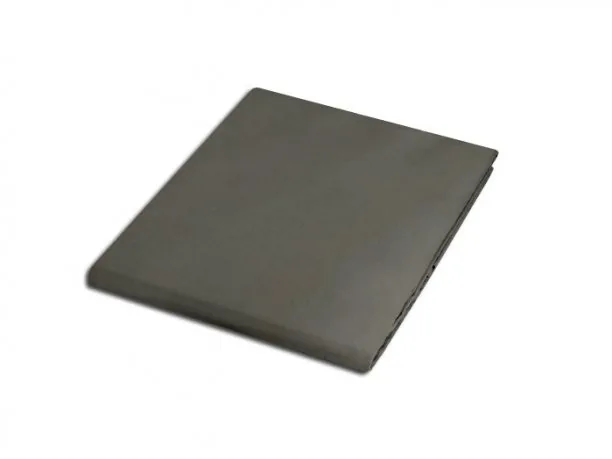 Prześcieradło satynowe 160x220 jasny szary 037 bez gumki