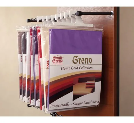 Prześcieradło - satynowe - 160 x 210 - Liliowe- Greno