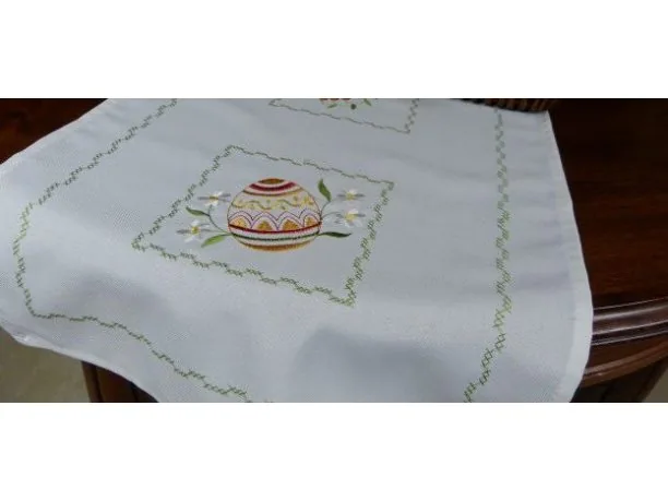 Bieżnik Wielkanocny w Pomarańczowe Jajka 60x120 cm – Świąteczny