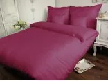 Pościel satynowa jednobarwna Carmen 140x200 Jasny Fiolet 040