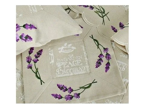 Serwetka z haftem Lawenda 30x30 cm serwetka na stół 37969