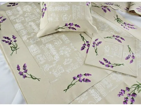 Serwetka z haftem Lawenda 30x30 cm serwetka na stół 37969