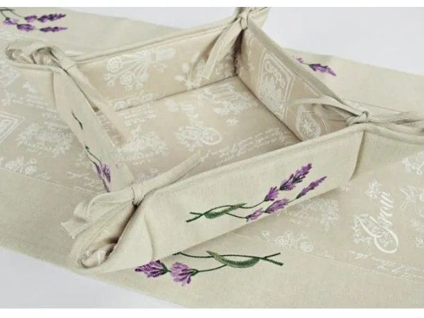 Koszyczek na pieczywo Lawenda 36x36 cm int 37969