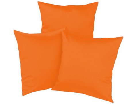 Poszewka  satynowa  jednobarwna 50x60 Pomarańczowa   035