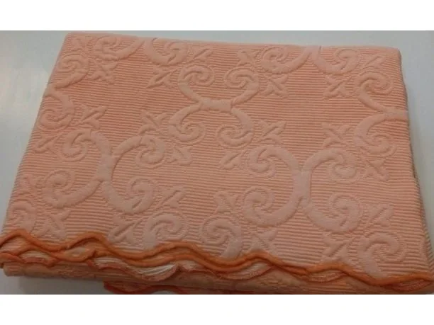 Narzuta Żakard - Pomarańczowa - 220x260 cm - Barok Pomarańczowa - Greno