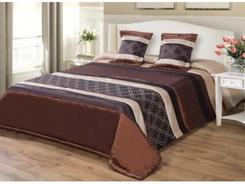 Narzuta satynowa 220x240 + 2 x poszewki 40x40 wz. 57890