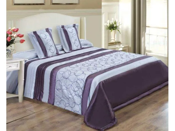 Narzuta satynowa 220x240 + 2 x poszewki 40x40 wz. 51062