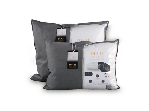 Poduszka Puchowa Exclusive Trzykomorowa 50x70 cm – Naturalny Puch Gęsi, Luksusowy Komfort Snu