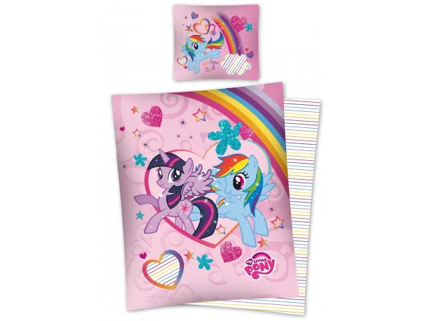 Komplet pościeli dziecięcej 140x200 My Little Pony kucyki MLP 25
