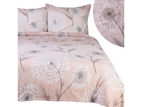 Pościel flanelowa 180x200 – beżowe tło z białymi dmuchawcami, ciepła i miękka idalna na zimę Pościel flanelowa 180x200 – beżowe tło z białymi dmuchawcami, ciepła i miękka idalna na zimę