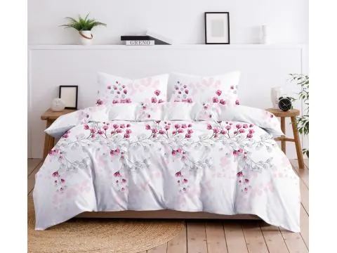 Pościel bawełniana Bielbaw 160x200 Kyoto – kwiat jabłoni Pościel bawełniana Bielbaw 160x200 Kyoto – kwiat jabłoni