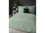 Pościel flanelowa 160x200 – w kolorze mięty ze spiralnym wzorem