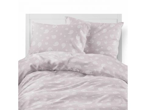 Pościel flanelowa 160x200 – spiralny wzór w kolorze pastelowym Pościel flanelowa 160x200 – spiralny wzór w kolorze pastelowym