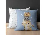 Poszewka bawełniana 40x40 kociaki słodziaki dla dzieci