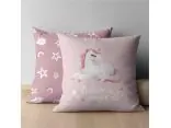 Poszewka bawełniana 40x40 magiczny przyjaciel jednorożec dla dzieci