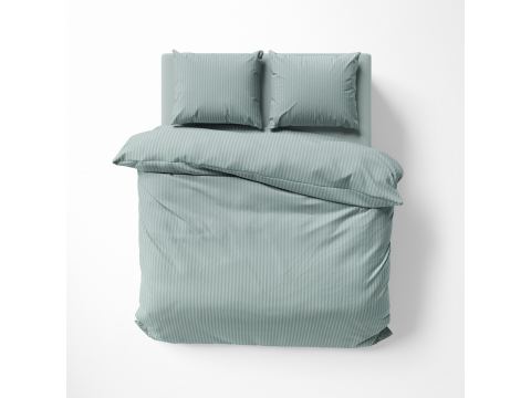 Pościel 160x200 adamaszkowa pure miętowa pasek 1 cm adamaszek mięta Pościel 160x200 adamaszkowa pure miętowa pasek 1 cm adamaszek mięta